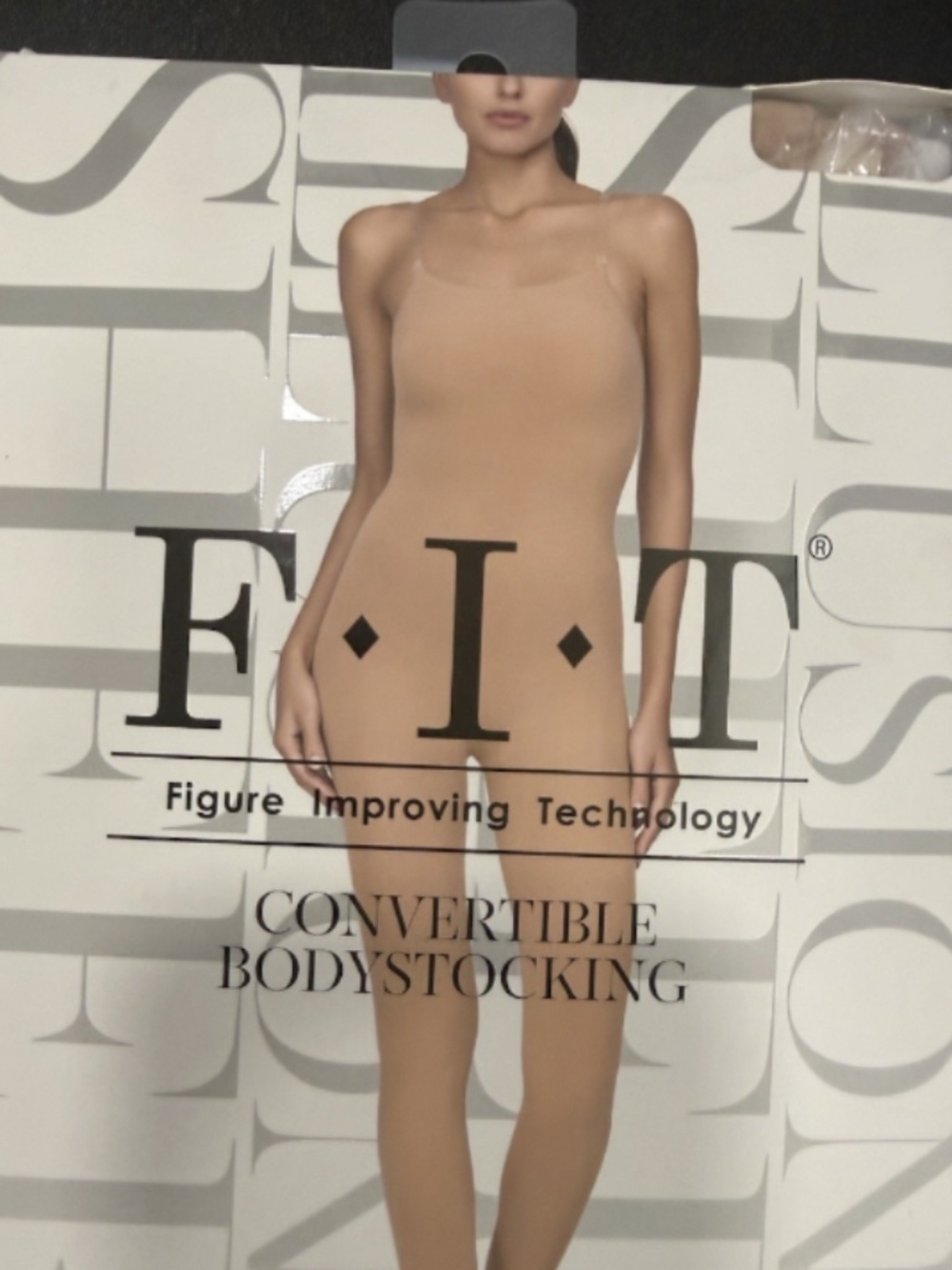 FIT Convertable Bodystocking Nude One Piece Size S/M 12340